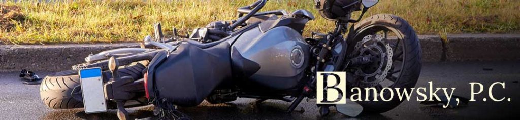 motorcycle accident mid-way banner