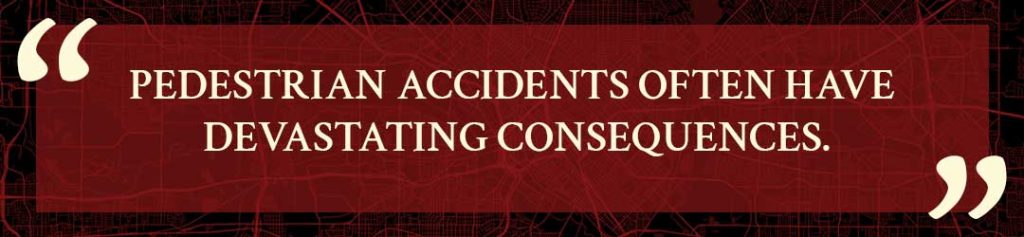 pedestrian accident consequences