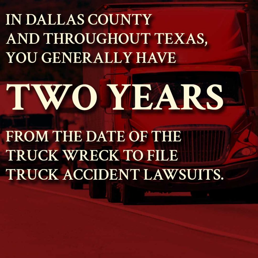 semi truck accident statue of limitations