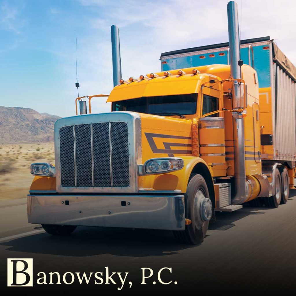 semi-truck accident big yellow