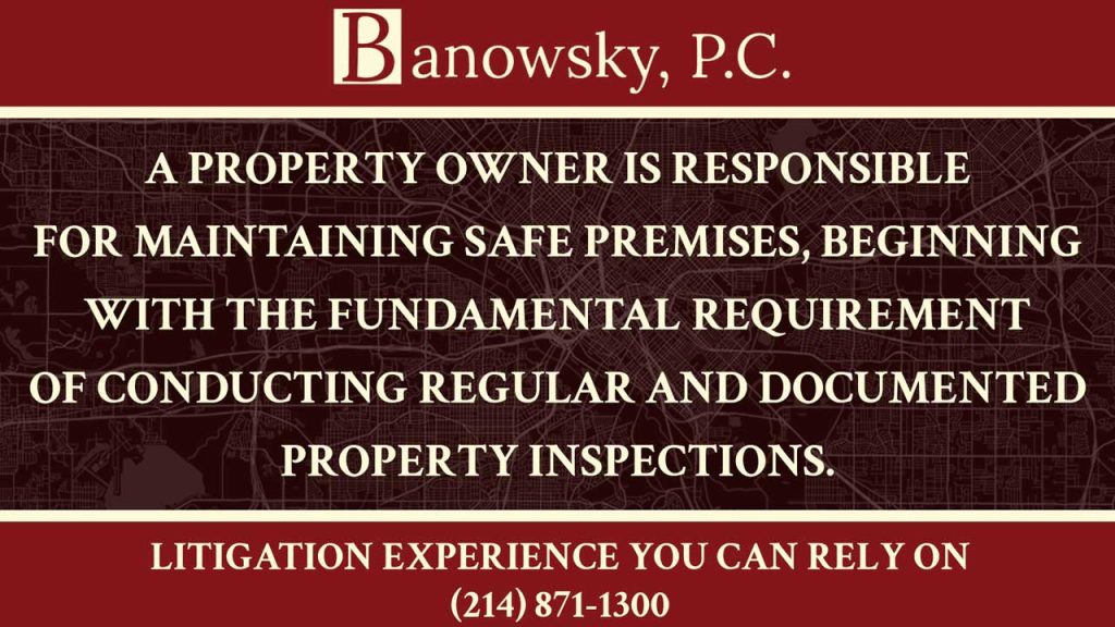 slip and fall property owner